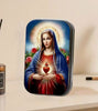 Religious Rosary Metallic Box with Snap Closure
