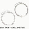Stainless Steel Cross Cross Bracelet