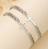 Stainless Steel Cross Cross Bracelet