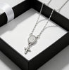 Stainless Steel Virgin Mary Oval Pendant Necklace,