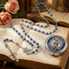 St Michael Rosary Beads with Metal Box