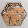 AUSTRALIAN WOODEN COASTERS - laser cut