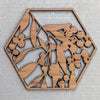 AUSTRALIAN WOODEN COASTERS - laser cut