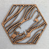 AUSTRALIAN WOODEN COASTERS - laser cut