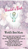 World's Best Mum Angel Pin