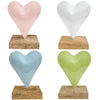 Small Standing Heart assorted colours