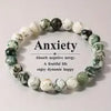 Green Agate Natural Stone Beads Bracelet