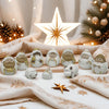 10pcs Christmas Nativity Scene Figurines
