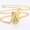 Stainless Steel Miraculous Mary Necklace