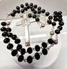 Catholic Black Wood St Benedict Rosary