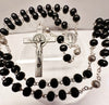 Catholic Black Wood St Benedict Rosary