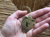 Small Heart - Faux-Tin Ornament - Gold or Silver