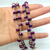 Catholic Rosary - CRYSTAL PURPLE