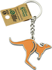 Metal Kangaroo Moving Heads Keyring Colourful