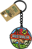 Metal Australia Scene Kangaroo Keyring