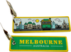 Melbourne Embroidery Keyring Tag