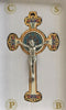 CRUCIFIX – WOOD METAL CORPUS ST BENEDICT (120mm x 70mm)