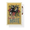 Magpies Illustrated Postcard | Australia |