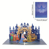 BIG POP-UP LASER CUT NATIVITY GREETING CARD