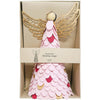 Standing Angel Strawberries & Cream Christmas Decoration