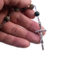 Catholic Rosary - MULTICOLOUR GLASS STONE BEADS 6MM
