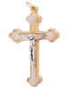 METAL CRUCIFIX ENAMEL 45mm VARIOUS COLOURS