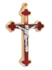 METAL CRUCIFIX ENAMEL 45mm VARIOUS COLOURS