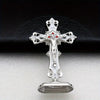 Standing METAL CRUCIFIX various colours