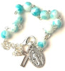 Bracelet Blue glass beads