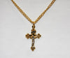NECKLACE – CRUCIFIX (Crucifix 25mm x 15mm – Gold Chain 60cm)