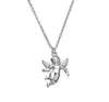Tiny Treasures sterling silver children’s necklace with cherub pendant