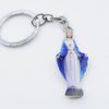 Miraculous Mary little Statue Silver Key Ring