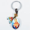 Sacred Heart of Jesus Mary Keyring