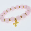 Pink or Light blue Beads Bracelet