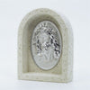 Poly Plaque with Silver Jesus Christ Icon