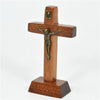 SMALL DARK BROWN WOODEN CRUCIFIXES