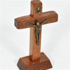 SMALL DARK BROWN WOODEN CRUCIFIXES