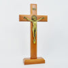 ST BENEDICT STANDING WOODEN CRUCIFIX 32CM