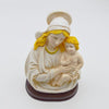 Mother Child Statue on Wooden Stand