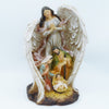 BIG HOLY FAMILY NATIVITY IN ANGEL WINGS