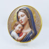Round Mother & Child Plaque Stand with Stand