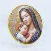 Round Mother & Child Plaque Stand with Stand