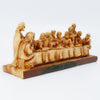 BROWN POLY LAST SUPPER STATUE 21.5X5.5X8.5CM