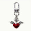 Love Wings Heart Keychain