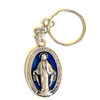 Keyring Miraculous Mary Blue enamel