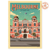 Melbourne City Baths Suburban Icon postcard