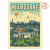 Melbourne Cricket Ground MCG Suburban Icon Postcard