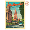 Melbourne: The Garden Capital Suburban Icon Vintage Postcard