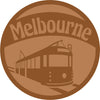 Timber Melbourne Tram Magnet