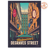 Melbourne's Degraves Street Suburban Icon postcard